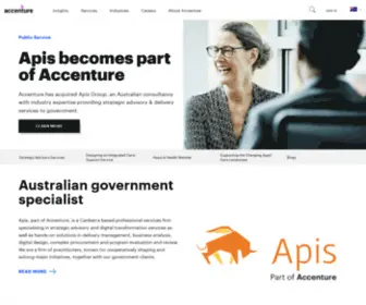 Apisgroup.com.au(We specialise in the business of government. Our primary purpose) Screenshot
