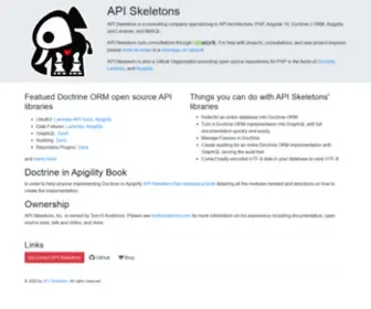 Apiskeletons.com(API Skeletons) Screenshot