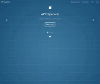 Apistylebook.com(API Stylebook) Screenshot