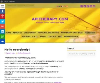 Apitherapy.com(Apitherapy) Screenshot