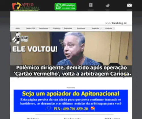 Apitonacional.com.br(Golden Star) Screenshot