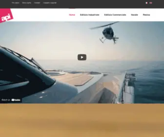 Apiusacoatings.com(Pavimenti in resina divisione navale ed edilizia da Api SpA) Screenshot