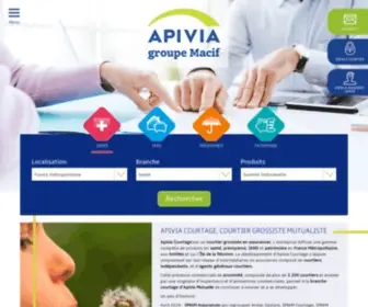 Apivia-Courtage.fr(Apivia Courtage) Screenshot