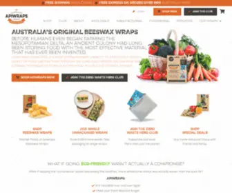 Apiwraps.com.au(APIWRAPS Australia's Original Beeswax Wraps) Screenshot