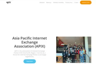 Apix.asia(Asia Pacific Internet Exchange Association (APIX)) Screenshot