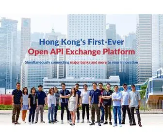 Apix.com.hk(Hong Kong’s First Open API Exchange Platform) Screenshot