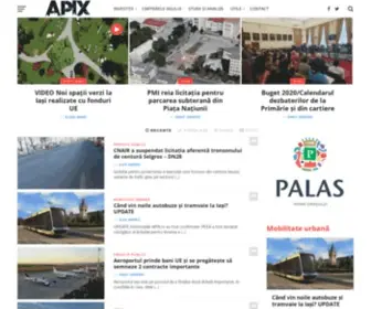 Apix.ro(Primul portal din Iași dedicat exclusiv dezvoltării urbanistice) Screenshot