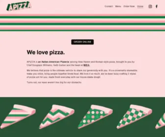 Apizzaboston.com(APIZZA) Screenshot