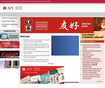 APJ.org.pe(Inicio) Screenshot