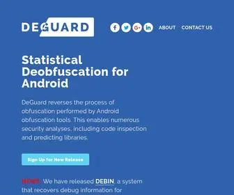 APK-Deguard.com(Statistical Deobfuscation for Android) Screenshot
