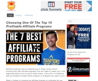 Apkblog.org((1) Top 10 Affiliate Programs) Screenshot