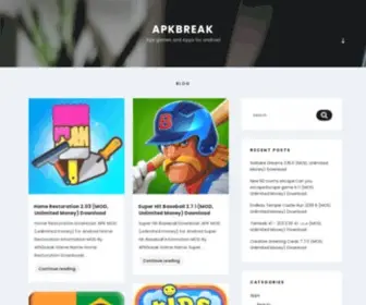 Apkbreak.com(Apk games and Apps for android) Screenshot