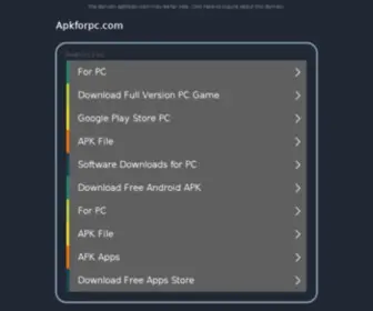 Apkforpc.com(Android Apps for PC) Screenshot