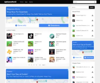 ApkgameWorld.com(Android Apk Mod Apps & Games Store) Screenshot