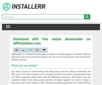 Apkinstallerr.com(Download APK free online downloader) Screenshot