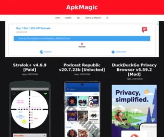 Apkmagic.com.ar(Todos los juegos y aplicaciones gratis para tu Android) Screenshot