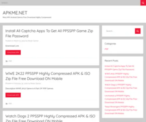 Apkme.net(Mod APK Android Games Free Download Highly Compressed) Screenshot