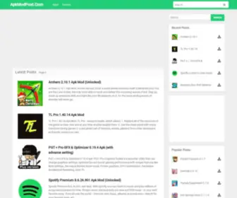 Apkmodpost.com(Android Apk Mod Apps Games Download) Screenshot