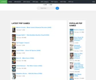 APKPSP.com(Portal Download APK and PSP ISO Games) Screenshot