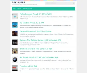 Apksuper.com(Apk Super) Screenshot
