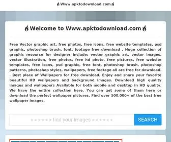 Apktodownload.com(Huge collection of graphic resource for designer include) Screenshot
