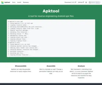 Apktool.org(Apktool) Screenshot