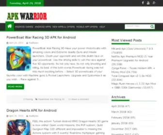 Apkwarrior.com(Free Android Apps and Games) Screenshot