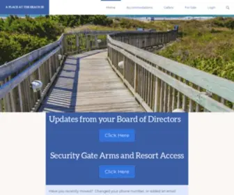 Aplaceatthebeachhoa.org(Quality Community Management) Screenshot