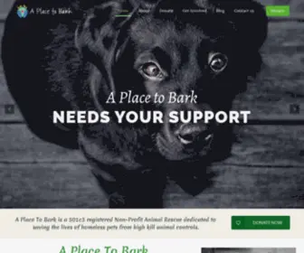 Aplacetobark.com(Every Life Matters) Screenshot