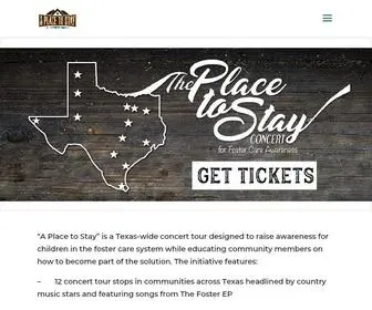 Aplacetostaytx.org(A Place To Stay) Screenshot