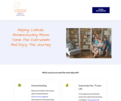 Aplanforjoyinthehome.com(A Plan for Joy in the Home) Screenshot