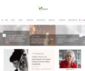 Aplausobrasil.com.br(Teatro e outras artes por Michel Fernandes & Colaboradores) Screenshot
