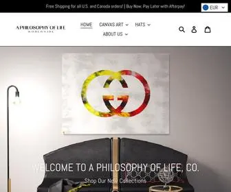 Aplcanvas.com(A Philosophy of Life Canvas) Screenshot