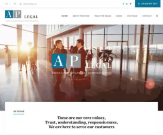 Aplegal.gr(AP Legal) Screenshot
