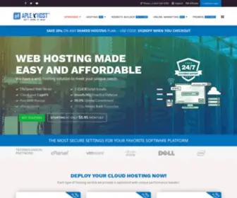 Aplexhost.com(Web hosting) Screenshot