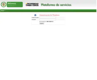 Aplicaciones-Mcit.gov.co(SERVICIOS) Screenshot