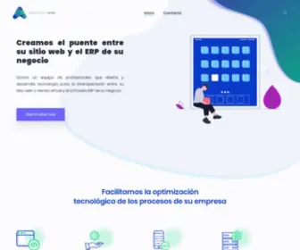 Aplicacionesweb.cl(E-commerce, ERP, factura y boleta electrónica en Chile) Screenshot