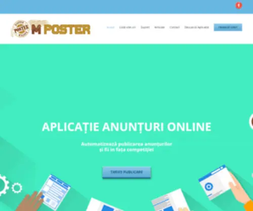 Aplicatieanunturi.ro(✔️MASTER POSTER PUBLICĂ ANUNȚURI ÎN 600 SITE) Screenshot