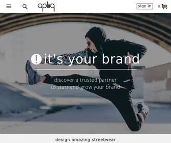 Apliiq.com(Custom T Shirts) Screenshot