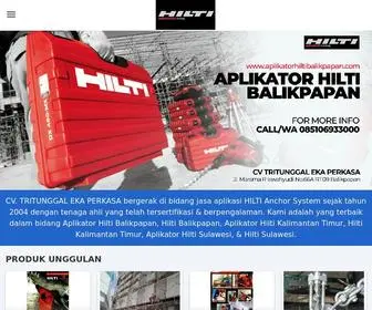 Aplikatorhiltibalikpapan.com(Jasa Aplikator Hilti Sulawesi) Screenshot