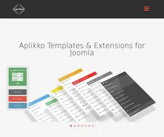 Aplikko.com(Joomla templates) Screenshot