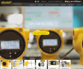 Aplisens.ro(Aplisens oferă prin reţeaua sa de vânzări o gamă variată de produse) Screenshot