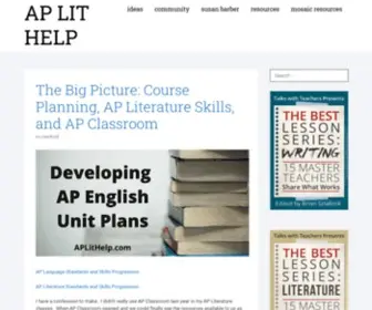 Aplithelp.com(AP Lit Help) Screenshot