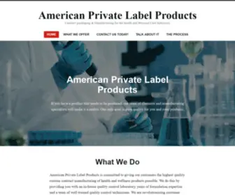 Aplproducts.com(American Private Label Products If you have a product) Screenshot