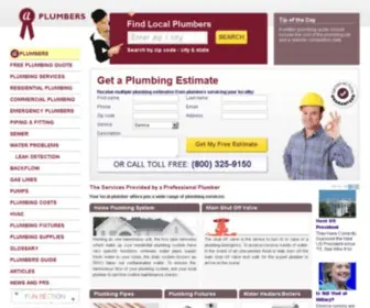 Aplumbers.com(Find a Local Plumber) Screenshot
