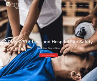 ApluscPr4Less.com(CPR 4 Less) Screenshot