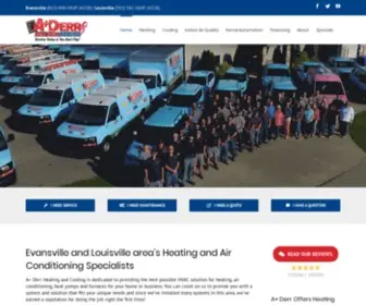 Aplusderr.com(Your Heating and Air Conditioning Solution in Evansville) Screenshot