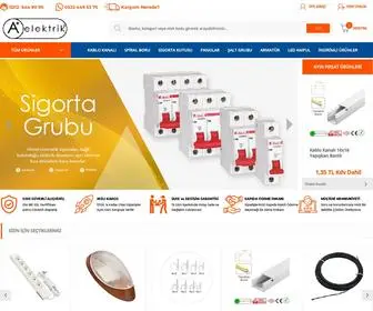 Apluselektrik.com.tr(Elektrik Tesisat Yapı Malzemeleri Online Güvenli Alışveriş Marketi) Screenshot
