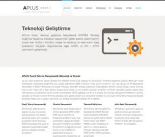 Aplusenerji.net(APLUS Enerji) Screenshot
