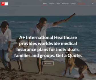 Aplusii.com(A Plus Medical Health Insurance) Screenshot